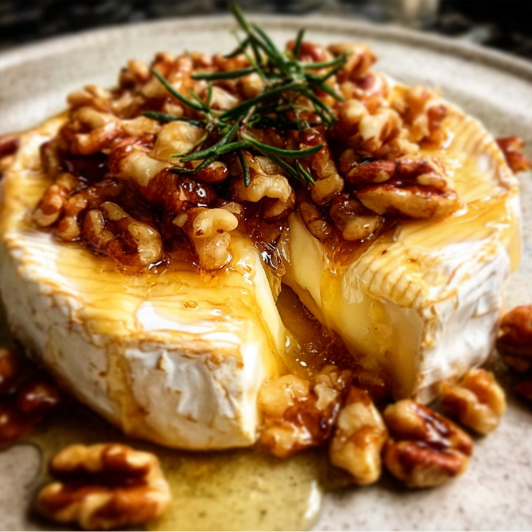 Baked Brie with Honey & Nuts: Amazing 15-Minute Appetizer Recipe