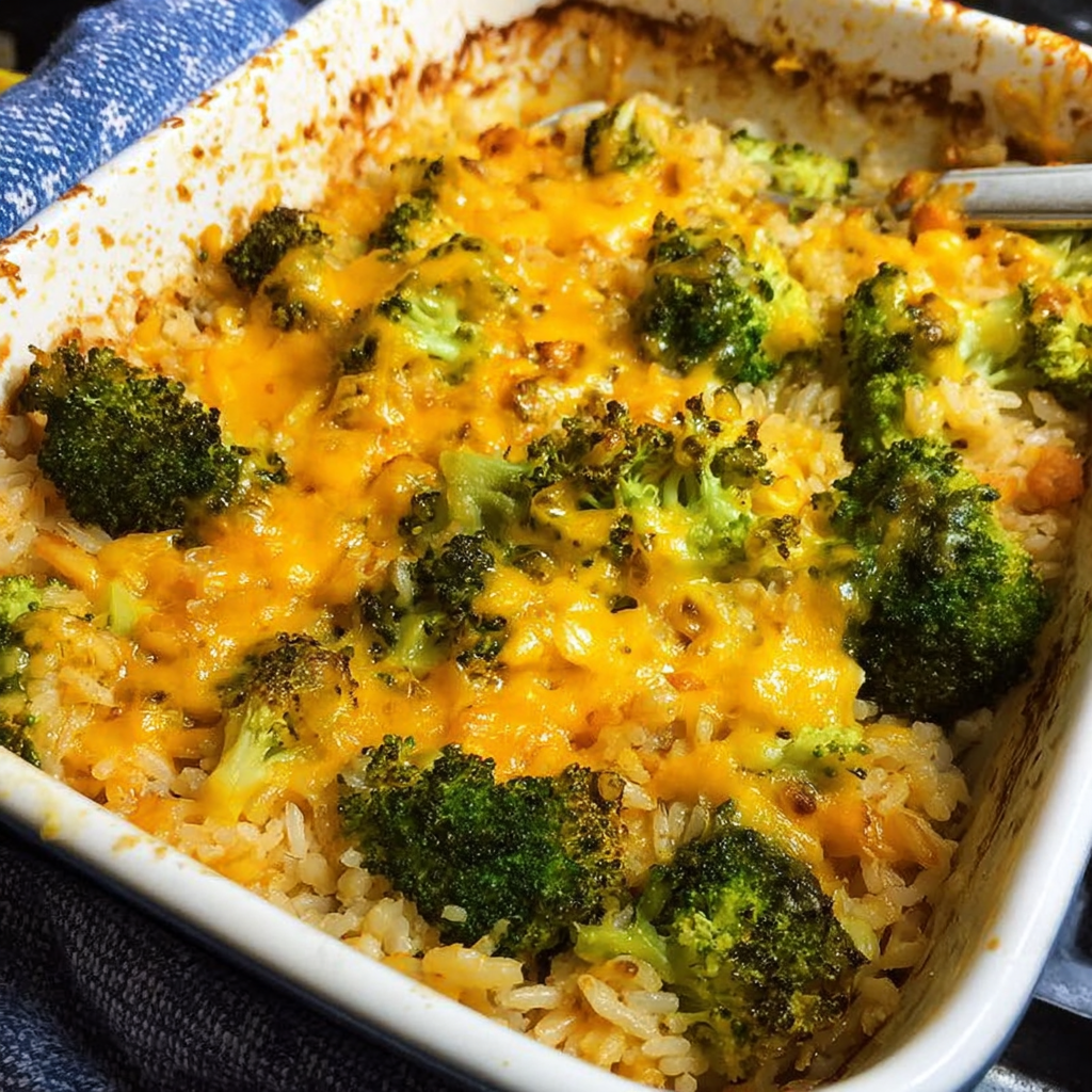 Dump-and-Bake Cheesy Broccoli & Rice: 5-Step Ultimate Comfort